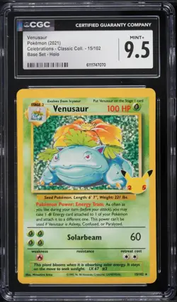 Pokemon Celebrations Base Set Charizard Blastoise Venusaur PSA CGC 9.5 GEM Set - Image 4