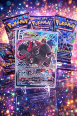 Pokemon TCG Sword & Shield Blastoise VMAX SWSH103 Promo Full Art Holo Card - Image 1
