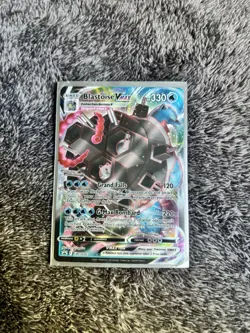 Pokemon TCG Sword & Shield Blastoise VMAX SWSH103 Promo Full Art Holo Card - Image 2