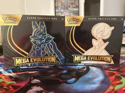 Pokemon TCG Mega Evolution Elite Trainer Boxes Lucario & Gardevoir - Image 1