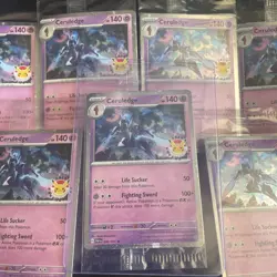 Pokemon Cards Ceruledge Gamestop Promo Card Sealed 7x - Image 2