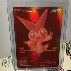 Pokemon English Black Bolt And White Flare Red Victini 172/086 BWR NM - Image 1