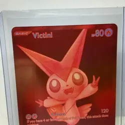 Pokemon English Black Bolt And White Flare Red Victini 172/086 BWR NM - Image 2