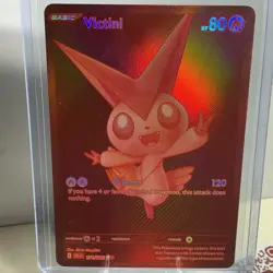 Pokemon English Black Bolt And White Flare Red Victini 172/086 BWR NM - Image 3