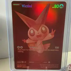 Pokemon English Black Bolt And White Flare Red Victini 172/086 BWR NM - Image 4
