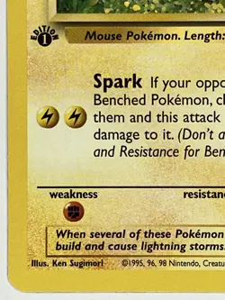 Pikachu NM 60/64 1st Edition Jungle Pokemon TCG Regular - Image 5