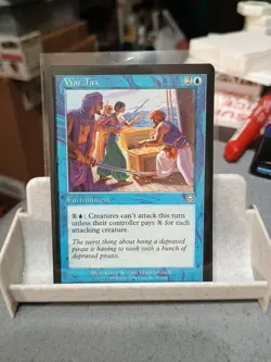 War Tax Mercadian Masques NM Blue Uncommon MAGIC THE GATHERING CARD - Image 1