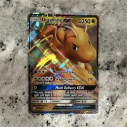 Pokemon Dragonite GX Unified Minds Ultra Rare Holo 152/236 250 HP - Image 1