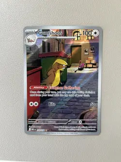 Pokemon Gumshoos 153/132 Me01 Mega Evolution Illustration Rare Holo NM - Image 1