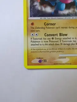 Toxicroak 11/99 Cosmo Holo Rare NM | Pokemon Arceus - Image 4