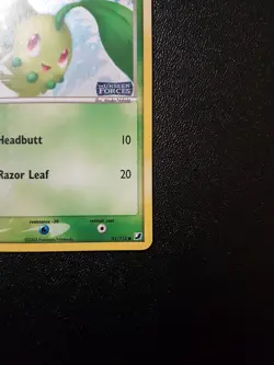 Chikorita 51/115 Reverse Holo Common Stamped NM | Pokemon Unseen Forces 2005 - Image 5