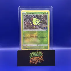 Pokemon Go - Spinarak 006/078 Reverse Holo Ditto Sticker Unpeeled - NM - Image 1