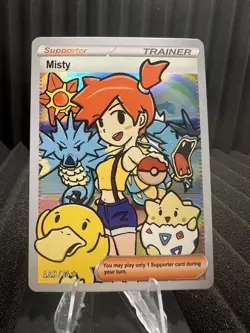 Misty #24 - Holo Foil Gen 1 - After Skool Hobby Fan Art - Pokemon - Image 1