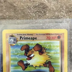 Primeape 43/64 Jungle Pokemon TCG 70 HP Uncommon Regular 1st Edition English - Image 2