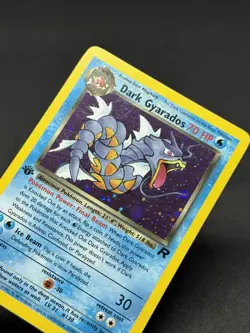 Pokemon Dark Gyarados 8/102 1st Edition Holo Rare Team Rocket - Image 2