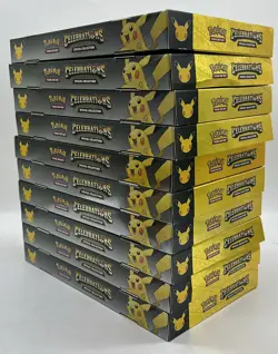 Lot of (10) Pokemon TCG Celebrations Pikachu V-Union Collection Box Sealed 25th - Image 3