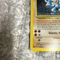 Pokemon TCG Machamp 15/110 2002 Holo Rare Stage 2 Ken Sugimori - Image 5