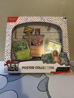 Pokemon TCG Scarlet & Violet 151 Poster Collection Box New Sealed - Image 1