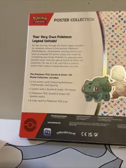 Pokemon TCG Scarlet & Violet 151 Poster Collection Box New Sealed - Image 4