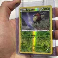 Reverse Holo Kricketot 5/122 Common XY - BREAKpoint Pokemon TCG NM Near Mint - Image 2