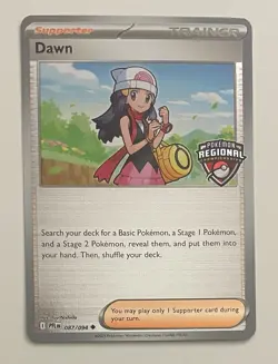 Dawn 087/094 Pokemon TCG Phantasmal Flames Regional Championship Promo - Image 1