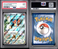 2023 POKEMON SVP EN-SV BLACK STAR PROMO #044 CHARMANDER PSA 9 - Image 3