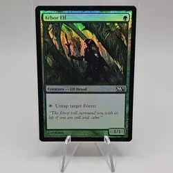 Arbor Elf FOIL Magic 2013 / M13 NM Green Common MAGIC GATHERING CARD - Image 1