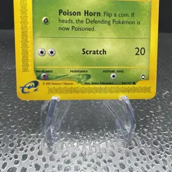 Pokemon TCG - Nidoran - 96/147 Aquapolis - - 2002 E-Reader LP - Image 4