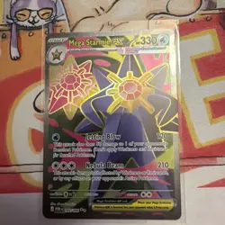 Mega Starmie EX 102/088 Full Art Ultra Rare Pokemon TCG: Perfect Order - Image 1