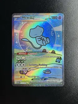 Pokemon TCG Rare Bubble Mew EX Holo Card Paldean Fates Near Mint Condition - Image 1