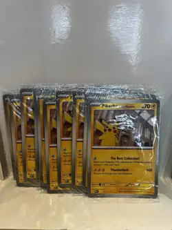 30 x Pikachu At The Museum, Pokemon X Natural History Museum Jumbo Promo Sealed - Image 1