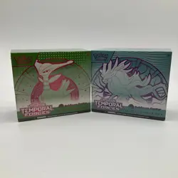 Lot of (2) Pokemon Center Exclusive Temporal Forces Elite Trainer Boxes Sealed - Image 1