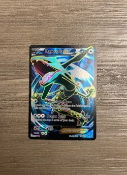 (RARE) Pokemon TCG Rayquaza EX Full Art Holo Ultra Rare Roaring Skies 104/108 - Image 2