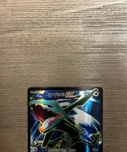 (RARE) Pokemon TCG Rayquaza EX Full Art Holo Ultra Rare Roaring Skies 104/108 - Image 3