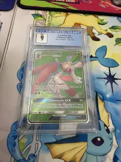 Pokemon TCG Lurantis GX Full Art Ultra Rare Holo SM Base Set 138/149 CGC 9 - Image 1