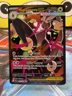 Mega Lopunny ex 128/094 Pokemon Phantasmal Flames Special Illustration Rare NM - Image 1