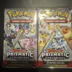 Lot of 105x Prismatic Evolutions Packs from Collection Boxes Pokemon RESEALED RD - Image 5