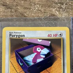 Porygon 48/82 Team Rocket Pokemon TCG 40 HP Rare Regular English - Image 2