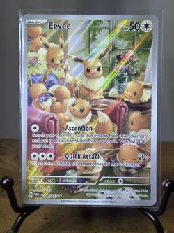 Eevee IR 188/167 SV: Twilight Masquerade Pokemon TCG Illustration Rare - Image 1