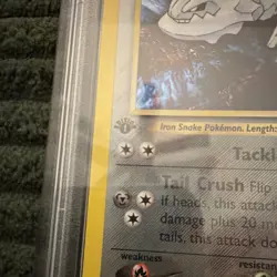Pokemon Steelix Holo Rare 1st Edition Neo Genesis 15/111 PSA 9 2000 - Image 4