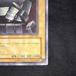 Yu-Gi-Oh! TCG Giant Soldier of Stone Normal LOB-068 1996 - Image 4