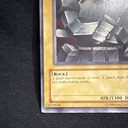 Yu-Gi-Oh! TCG Giant Soldier of Stone Normal LOB-068 1996 - Image 5