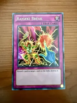 Raigeki Break LCYW-EN286 | 1st Edition NM/M YuGiOh Super Rare - Image 1