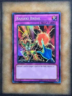 Yugioh Raigeki Break LCYW-EN286 Super Rare 1st Ed LP - Image 1