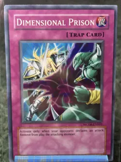 Yugioh Dimensional Prison WC08-EN003 Super Rare NM - Image 1