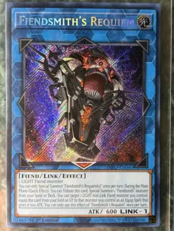 Yugioh Fiendsmith Requiem INFO-EN046 1st Edition Secret Rare - Image 3
