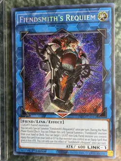 Yugioh Fiendsmith Requiem INFO-EN046 1st Edition Secret Rare - Image 5