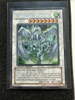 Yu-Gi-Oh! Limited Edition Stardust Dragon Holo CT05-EN001 Secret Rare - Image 1