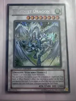 Yu-Gi-Oh! Limited Edition Stardust Dragon Holo CT05-EN001 Secret Rare - Image 3