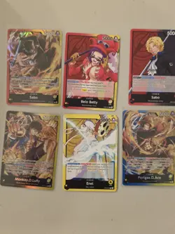 Lot of Cards From One Piece Card Game. 3 Alt Arts, Several SRs - Image 2